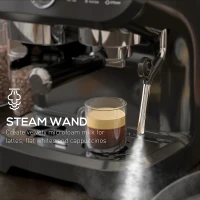 HOMCOM Espresso Machine, 15 Bar Barista Coffee Maker with Milk Frother, Fast Heating, Grinder for Espresso, Latte, Cappuccino(m-5)