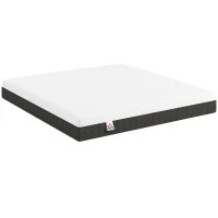 HOMCOM 10 Inch King Mattress in a Box, Pressure Relief & Lumbar Support, CertiPUR-US Certified, Medium Firm(m-9)