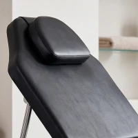 HOMCOM Portable Massage Table, Foldable Massage Bed, Black(m-9)