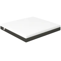 HOMCOM 10 Inch King Mattress in a Box, Pressure Relief & Lumbar Support, CertiPUR-US Certified, Medium Firm(m-2)