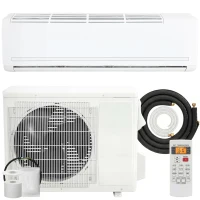 HOMCOM 23000 BTU Mini Split Air Conditioner, 19 SEER2 230V Inverter AC Unit Cools up to 1500 Sq.Ft, Complete Installation Kit(m-1)