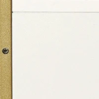 Modern File Cabinet with 2 USB and Power Outlet Port, Perfect Storage Unit for Home Offices or Workspaces, 15.5" L x 15.5" W x 26" H, White+Gold(m-5)