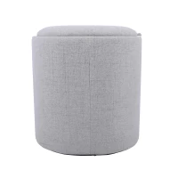 Multi-Functional Storage Ottoman with Reversible Tray Top, Versatile Seat for Living Rooms, 30" L x 15.5" W x 16.5" H, Natural(m-6)