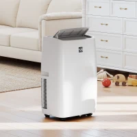 HOMCOM 14000 BTU Portable Air Conditioner, AC Unit with Cool, Dehumidifier, Fan, 549 Sq. ft, 24H Timer On Off, Window Kit(m-8)