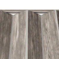 Sleek Foldable Accordion Door with Double-Walled Panels, Space-Saving Interior PVC Sliding Door for Bedroom and Closet, 36" L x 1" W x 80" H, Taupe(m-5)