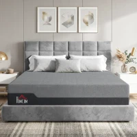 HOMCOM King Mattress, 12 Inch Memory Foam Mattress for Pressure Relief, Graphene Gel Cooling Copper Bed in a Box, Made in USA(m-2)
