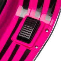Qaba Vespa Licensed Kids Motorcycle 6V Toddler Motorcycle with Music, FM Radio, Headlight, Pink(m-9)