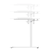 Sit-to-Stand Laptop Cart with Tilt Desk, Versatile Mobile Stand for home offices, classrooms, or bedside, 27.5" L x 16.5" W x 27" H, White(m-12)