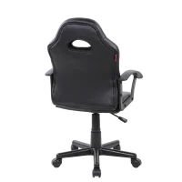 Sporty Gaming Chair with Pneumatic Height Adjustment and Non-Marking Casters, Perfect Racer-Style Chair for Kids, 21" L x 22" W x 35" H, Blue(m-8)