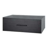 Spacious 5-Drawer Dresser with Water-Resistant Top, Ideal Storage Chest for Bedrooms, Playrooms, Entryways, 22.5" L x 15.5" W x 43" H, Black(m-6)