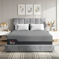 HOMCOM Queen Mattress, 12 Inch Memory Foam Mattress for Pressure Relief, Graphene Gel Cooling Copper Bed in a Box, Made in USA(m-2)