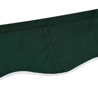 Outsunny Retractable Awning Fabric Replacement for 13' x 8' 840-151, Green(m-9)