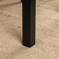 HOMCOM Solid Wood Kitchen Table, Drop Leaf Tables for Small Spaces, Folding Dining Table, Black(m-9)