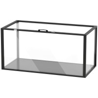 PawHut Large Acrylic Hamster Cage, Chewproof Guinea Pig Cage with Openable Top, for Hedgehog, Dwarf Hamster, Rat