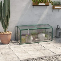 Outsunny 52" Aluminum Framed Polycarbonate Cold Frame Greenhouse / Raised Bed Cover(m-10)