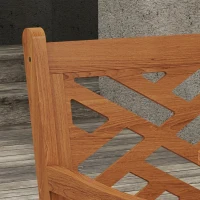 Outsunny Outdoor Patio Dining Set, 4 Seater Wood Dining Table and Chairs for Backyard, Conservatory, Garden, Poolside, Deck, Teak(m-8)