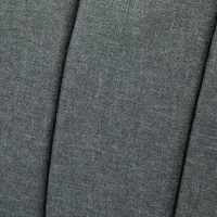HOMCOM Two Seater Sofa Bed, Convertible Futon Couch Bed, Linen Upholstered Loveseat with Adjustable Backrest for Small Spaces, Living Room, Apartment, and Dorm, Light Gray(m-10)