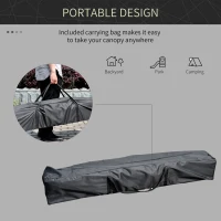 Outsunny 13' x 13' Pop Up Canopy Tent, Instant Sun Shelter, Tents for Parties, Height Adjustable for Outdoor, Garden, Patio, Parties, White(m-11)