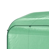 Outsunny 7' x 7' x 6' Portable Walk-in Greenhouse with Carrying Bag, Pop-up Setup, Outdoor Garden Canopy Hot House, Zipper Door for Growing Flowers, Herbs, Vegetables, Saplings, Succulents, Green(m-12)