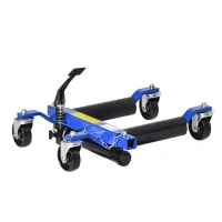 DURHAND Hydraulic Wheel Dolly Tire Jack with Ratcheting Foot Pedal for Vehicle Positioning for Car Truck RV Trailer, 1500LBS, Set of 1(m-1)