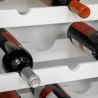 HOMCOM Modern Wine Storage Cabinet with Drawers, White(m-7)