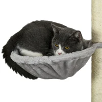 PawHut 5pc Cat Wall Shelves with Hammock, Perches, Ladder, Scratching Post(m-9)