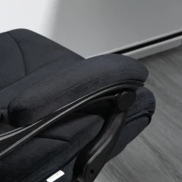 Vinsetto High-Back Office Chair Computer Desk Chair with Footrest Reclining Function and Adjustable Height Black(m-9)