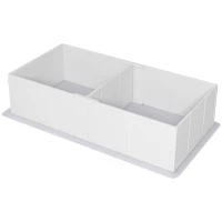PawHut Whelping Box for Dogs and Puppies w/ Waterproof Pee Pad & Adjustable Door for Medium, Small Dogs, 77" x 38" x 19"(m-1)