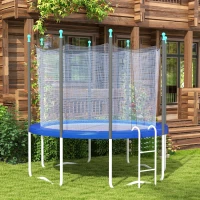 Soozier 12FT Trampoline Spring Cover, Trampoline Pad Replacement, Waterproof and Tear-Resistant, Blue(m-7)