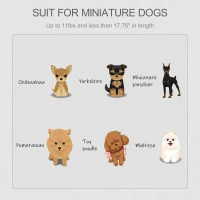 PawHut Furniture Style Dog Crate, Wooden End Table Pet Kennel with Lockable Door for Small Medium Dog Indoor Puppy Cage, Grey(m-7)