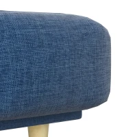 PawHut Washable Dog Sofa for Large Dogs, Elevated Pet Couch with Anti-slip Foot Pads, Dark Blue(m-9)