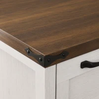 HOMCOM Sideboard Buffet Cabinet with Storage, 55" Large Farmhouse Kitchen Storage Cabinet with 2 Drawers and 4 Doors(m-12)