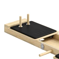 Soozier Foldable Pilates Reformer Machine, Multifunctional Pilates Board with Resistance Bands and Multi-Grips for Home Gym(m-10)
