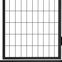 PawHut 8' x 4' x 6' Large Dog Kennel Outdoor with 3 Doors, 420D Waterproof Cover, Secure Lock(m-12)