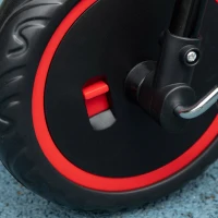 Qaba Tricycle for Toddlers Age 2-5 with Adjustable Seat, Toddler Bike with Storage Baskets for Girls and Boys, Red(m-8)