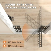 PawHut 63" Extra Tall Pet Gate 30-41" Wide Adjustable Baby Gate Pressure Mounted for Doorways, Hallways, Stairs(m-7)