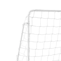 Soozier Soccer Goal, 8 x 5ft Portable Practice Soccer Net with Nylon Mesh, Steel Frame, for Indoor and Outdoor Use(m-10)