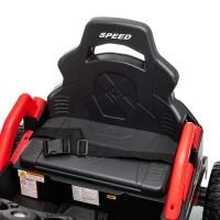 Qaba 24V Electric Car for Kids with Dual 550W Motors, Remote Control, Soft Start, Metal Front Bumper, Max 5Mph, for Age 3+(m-12)