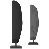 Outsunny 87-Inch Patio Umbrella Cover for for 10ft to 13ft Outdoor Offset Umbrella, Black(m-9)