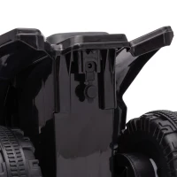 Qaba 6V Kids ATV, 4 Wheels Kids Quad with Button Control, 45Mins Runtime, Max 1.2MPH, Max 55lbs Load for 18-48 M, Black(m-9)