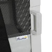 PawHut Pet Carrier Bag, Soft-Sided Dog Carrier with Bottom Board and Mesh Windows, Foldable Pet Travel Bag, Grey(m-9)