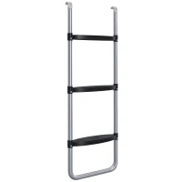 Soozier Trampoline Ladder Steel, 2/3 Steps Outdoor Trampoline Accessories, 38 Inch Length(m-9)