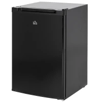 HOMCOM Upright Freezer, 3 Cu.Ft Mini Freezer with Reversible Single Door, Adjustable Thermostat for Home, Dorm, Black(m-2)