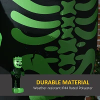 HOMCOM 8FT Outdoor Halloween Inflatable Skeleton Frankenstein(m-6)