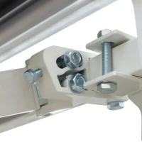 Outsunny 10x8ft Patio Awning Manual Retractable Sun Shade Aluminum Frame Grey(m-10)