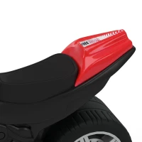 Qaba Balance Bike with Music and Wide Tires Baby Balance Bike for Toddlers 1-3 Years Red(m-12)
