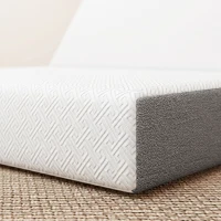 HOMCOM Foldable Mattress Twin Size, 6 Inch Tri Fold Memory Foam Mattress with Washable Cover & Non-Slip Bottom, 75" x 38" x6"(m-9)