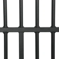 PawHut 53.1" Tall Dog Gate with Cat Door, 32"-42.5" Wide Adjustable Pressure Mounted for Doorways, Hallways, No Drilling, Black(m-9)