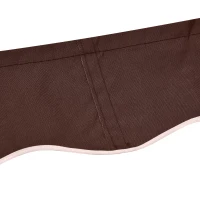 Outsunny Retractable Awning Fabric Replacement for 13' x 8' 840-151, Coffee(m-9)