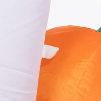 HOMCOM 5.9' Halloween LED Yard Decor Ghost with Pumpkin, Blow Up Inflatable Outdoor Decoration, Waterproof(m-9)
